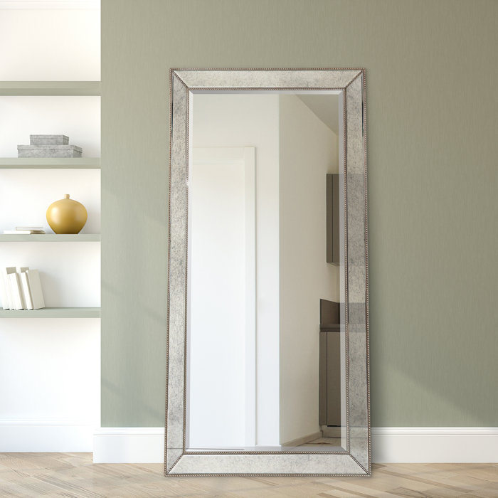 Jerrod Bead Beveled Full Length Mirror & Reviews Birch Lane
